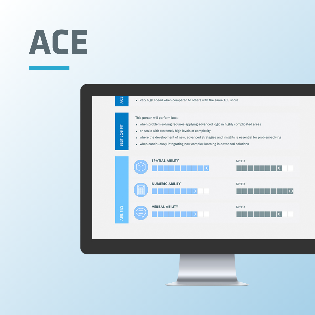 ACE cognitive test